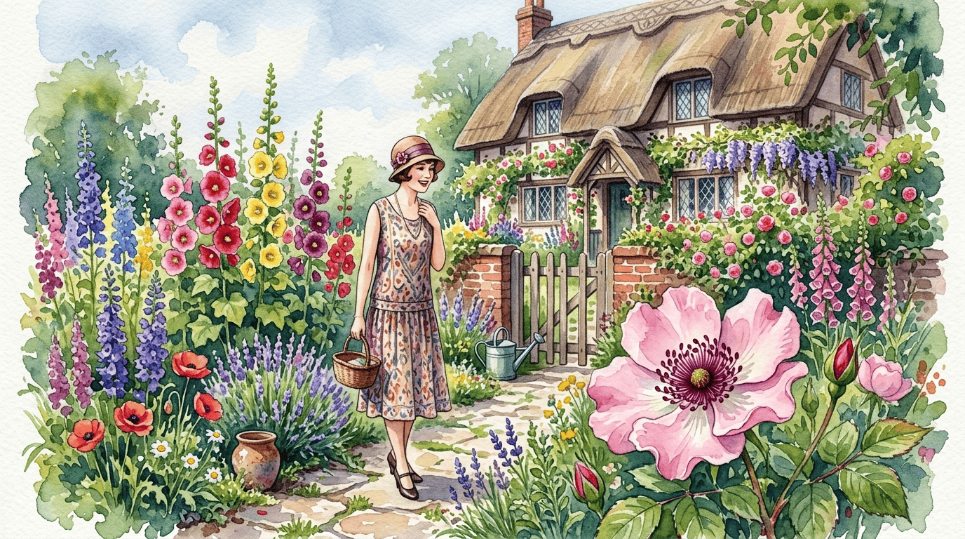 Illustrated historical scene for Dainty Bess