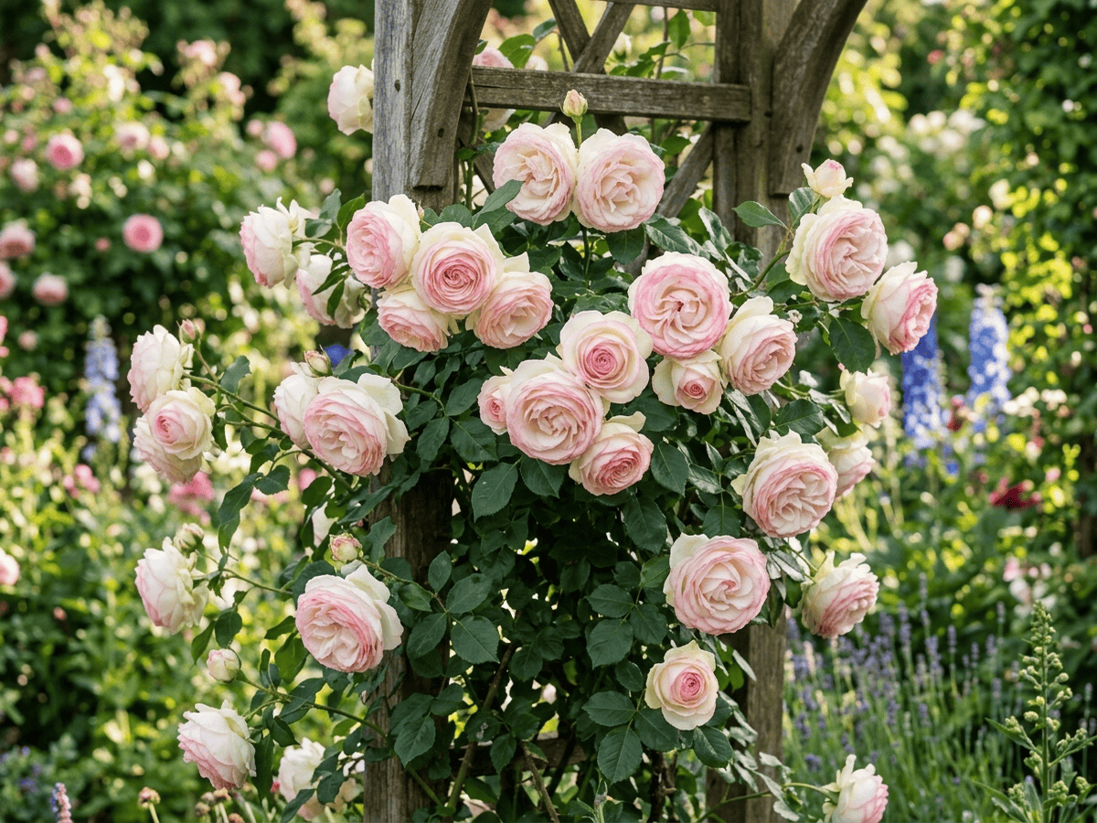 Eden (Rosa 'Eden'), ganze Pflanze