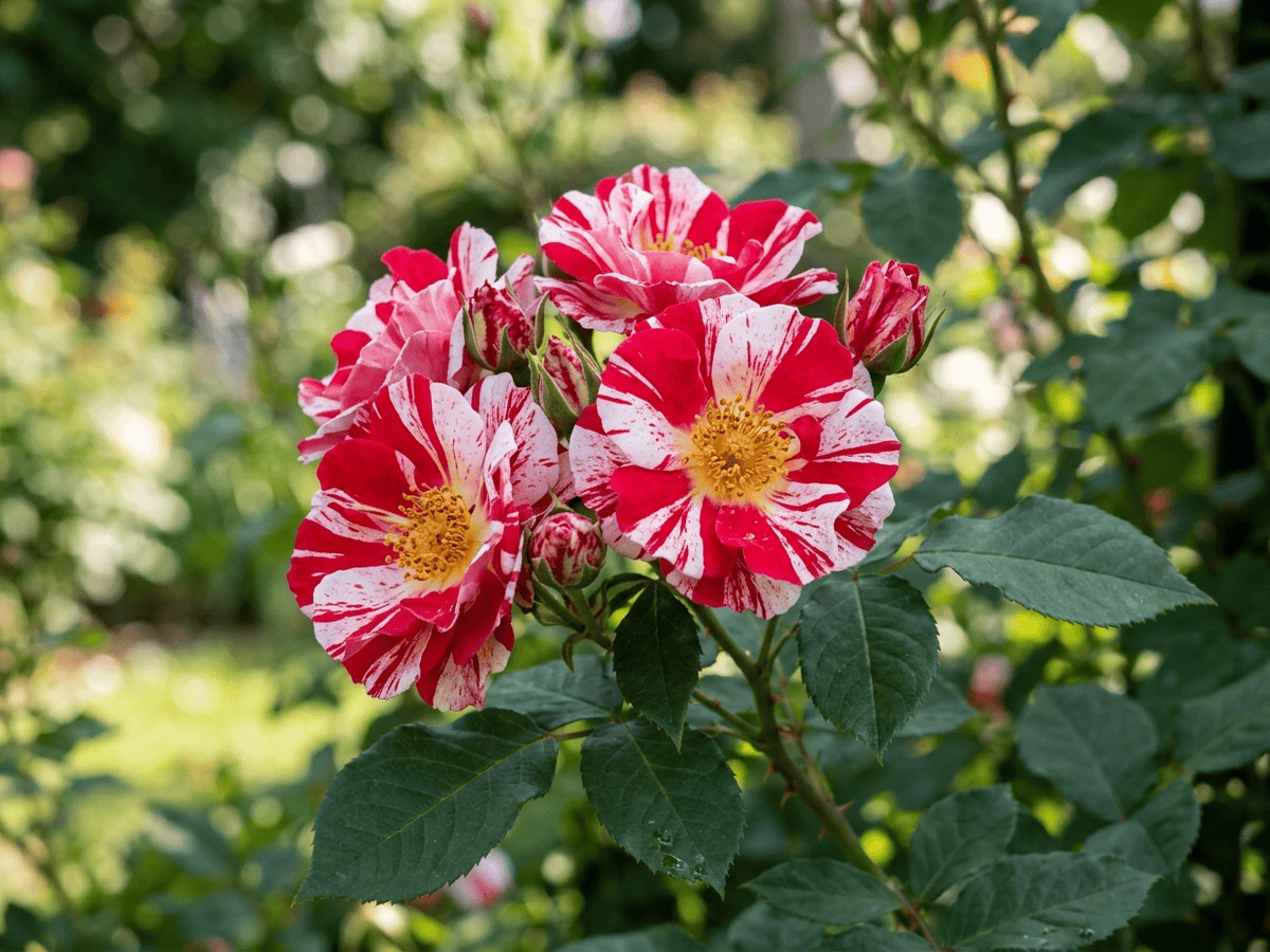 Fourth of July — primer plano de hojas y flores
