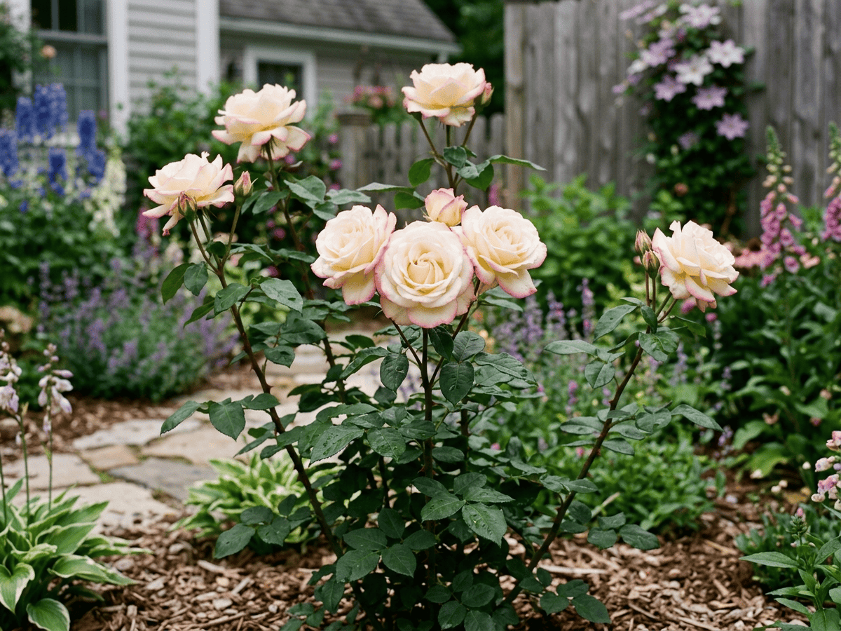 Garden Party (Rosa 'Garden Party'), whole plant