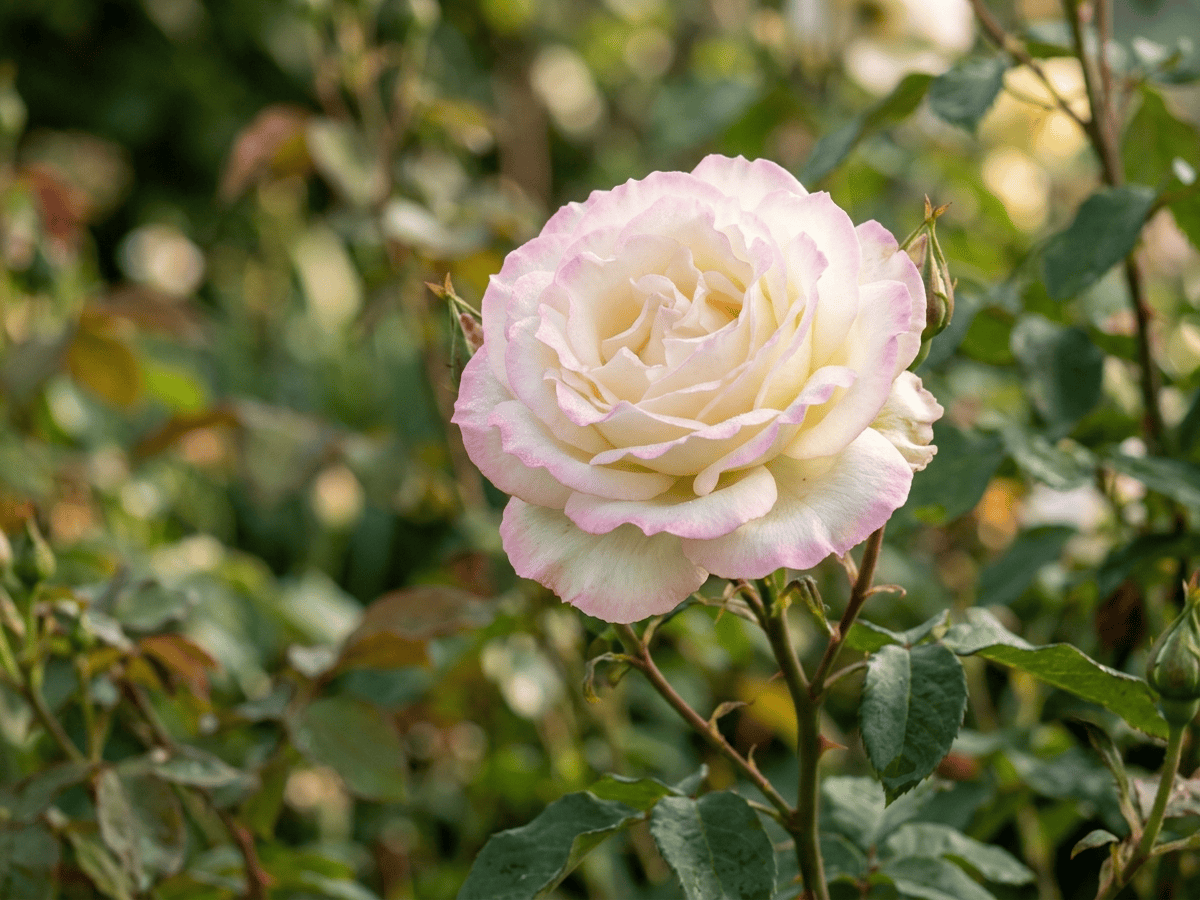Garden Party — close-up of leaves and flowers