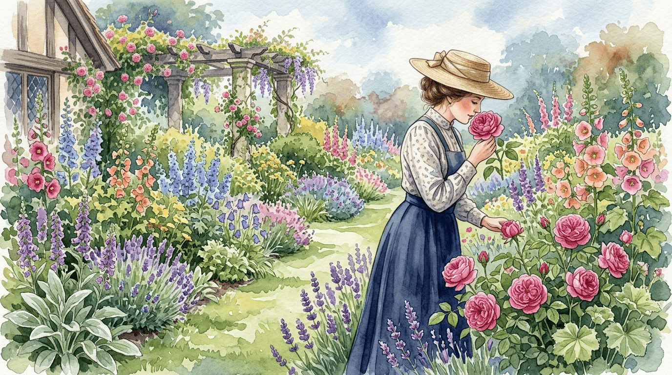 Scena storica illustrata per Gertrude Jekyll