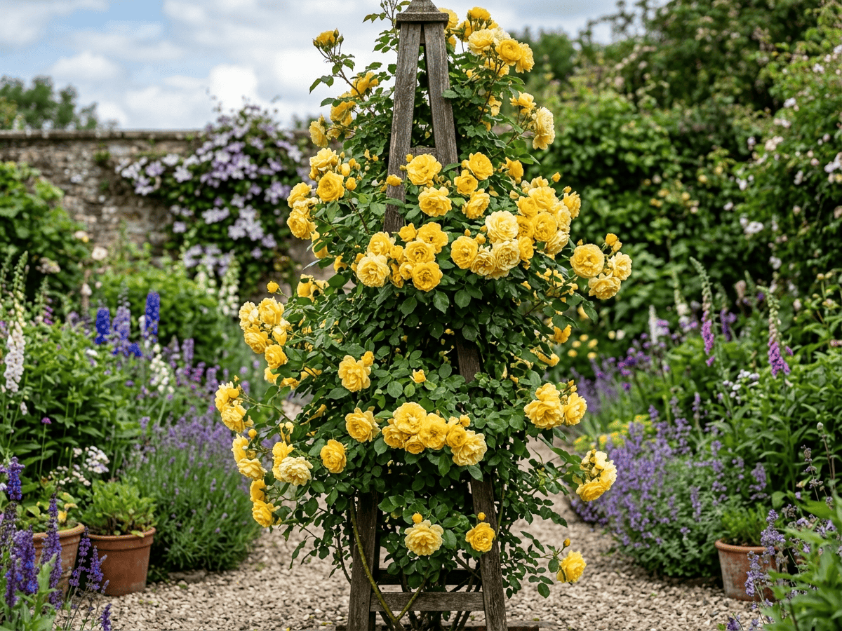 Golden Showers in a garden setting