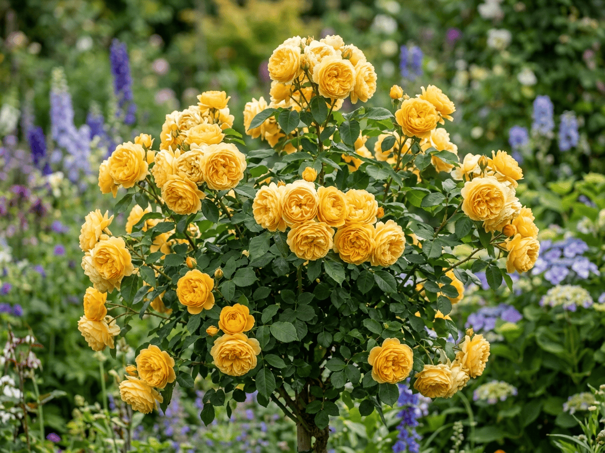 Graham Thomas (Rosa 'Graham Thomas'), whole plant