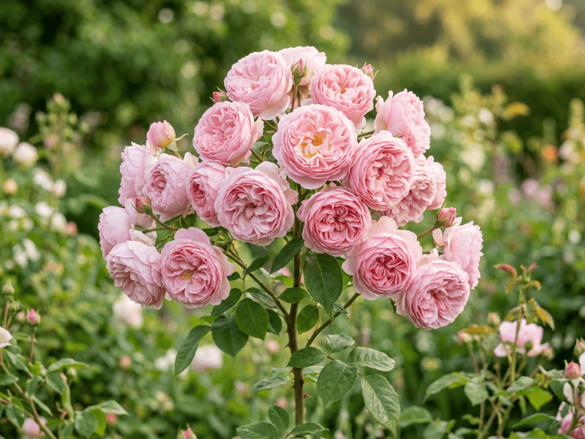 Heritage (Rosa 'Heritage'), whole plant