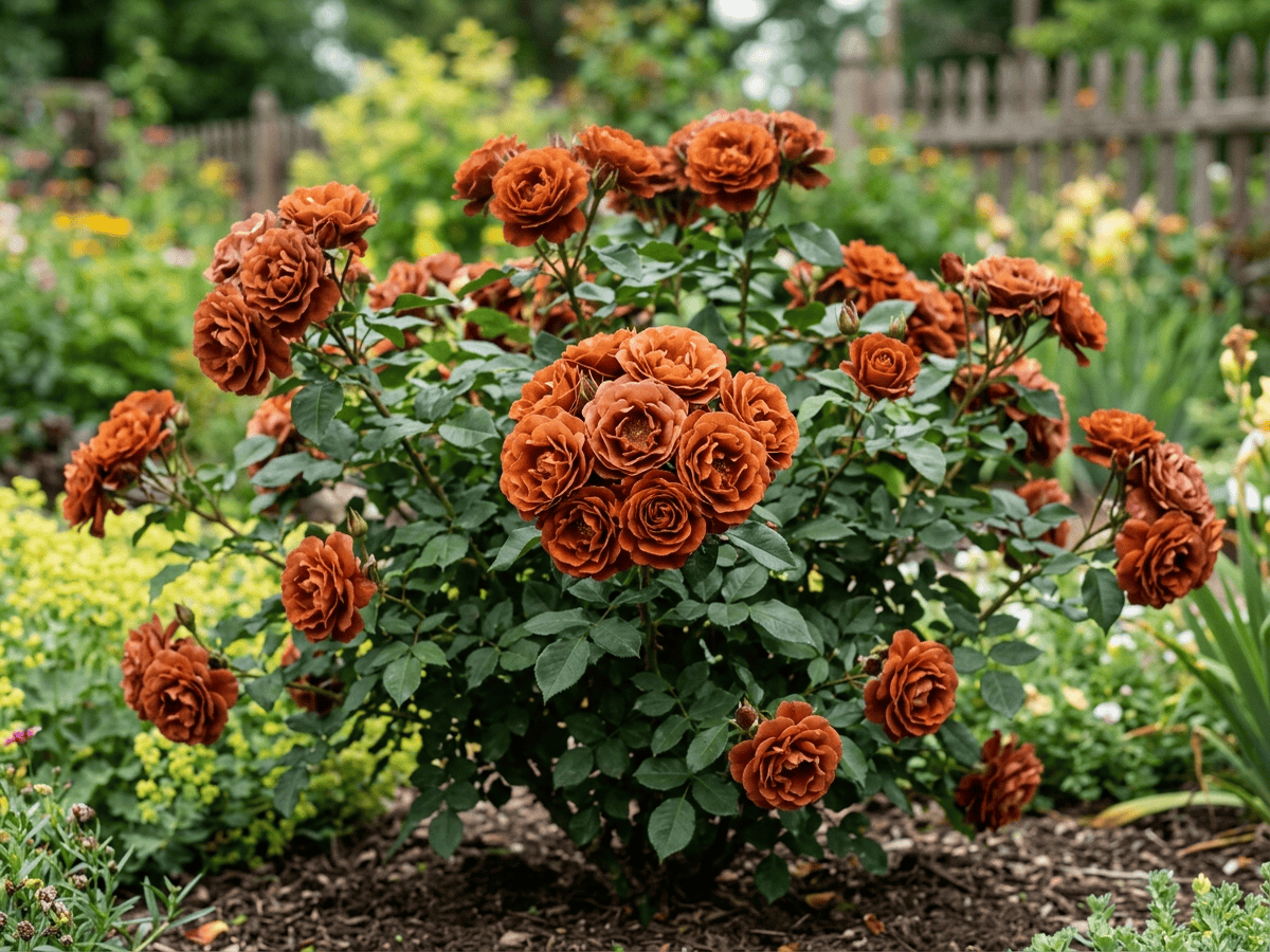 Hot Cocoa (Rosa 'Hot Cocoa'), pianta intera