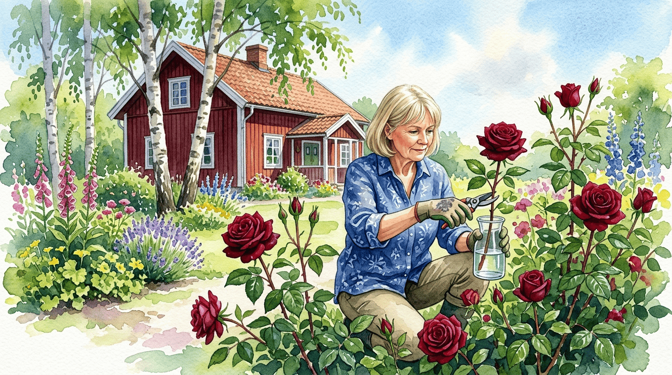 Scena storica illustrata per Ingrid Bergman