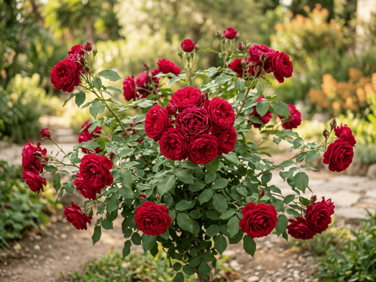 Louis Philippe (Rosa 'Louis Philippe'), plante entière