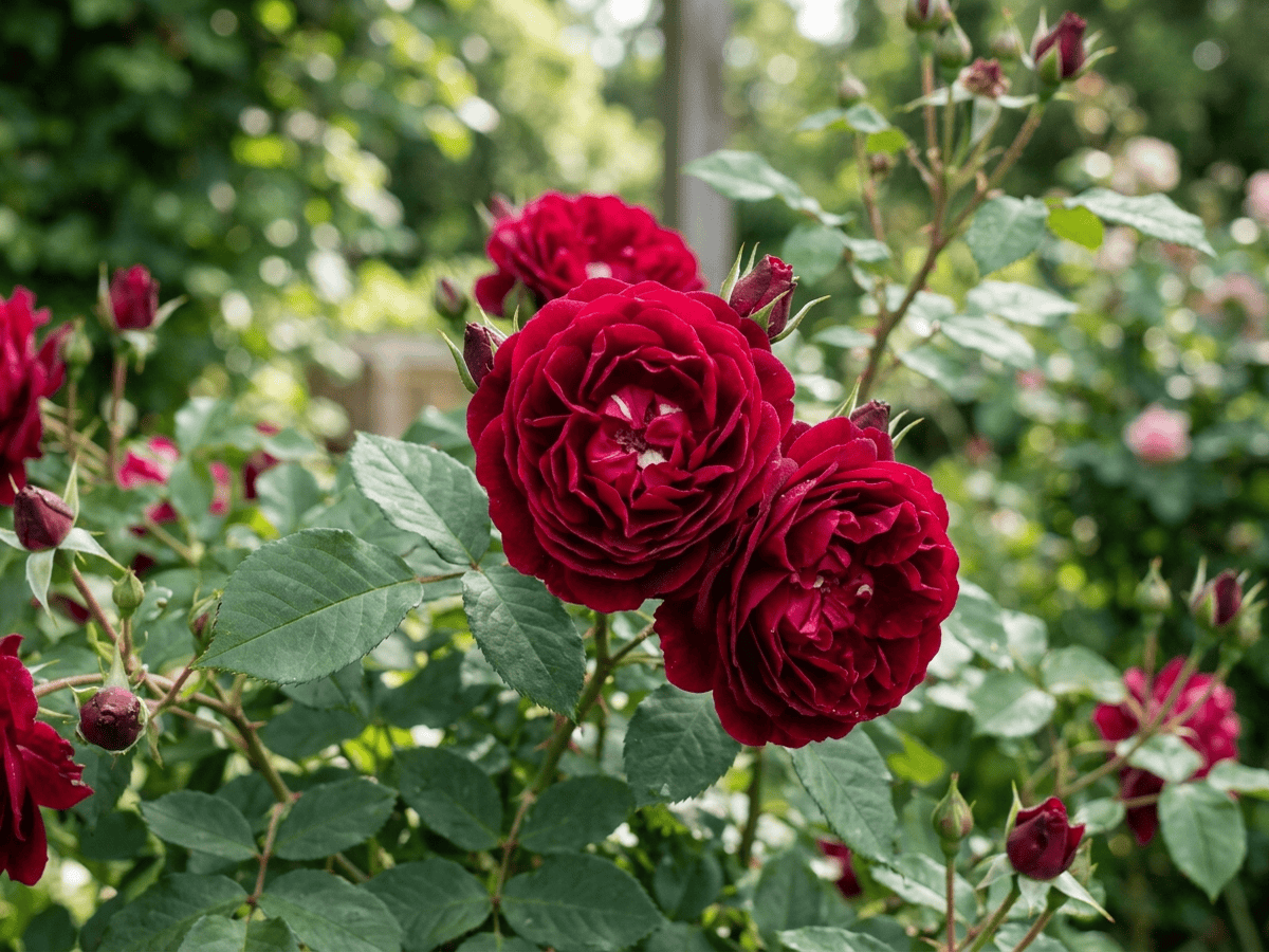 Louis Philippe — gros plan sur feuilles et fleurs