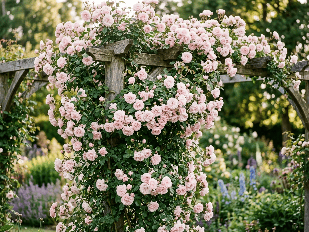 New Dawn (Rosa 'New Dawn'), pianta intera