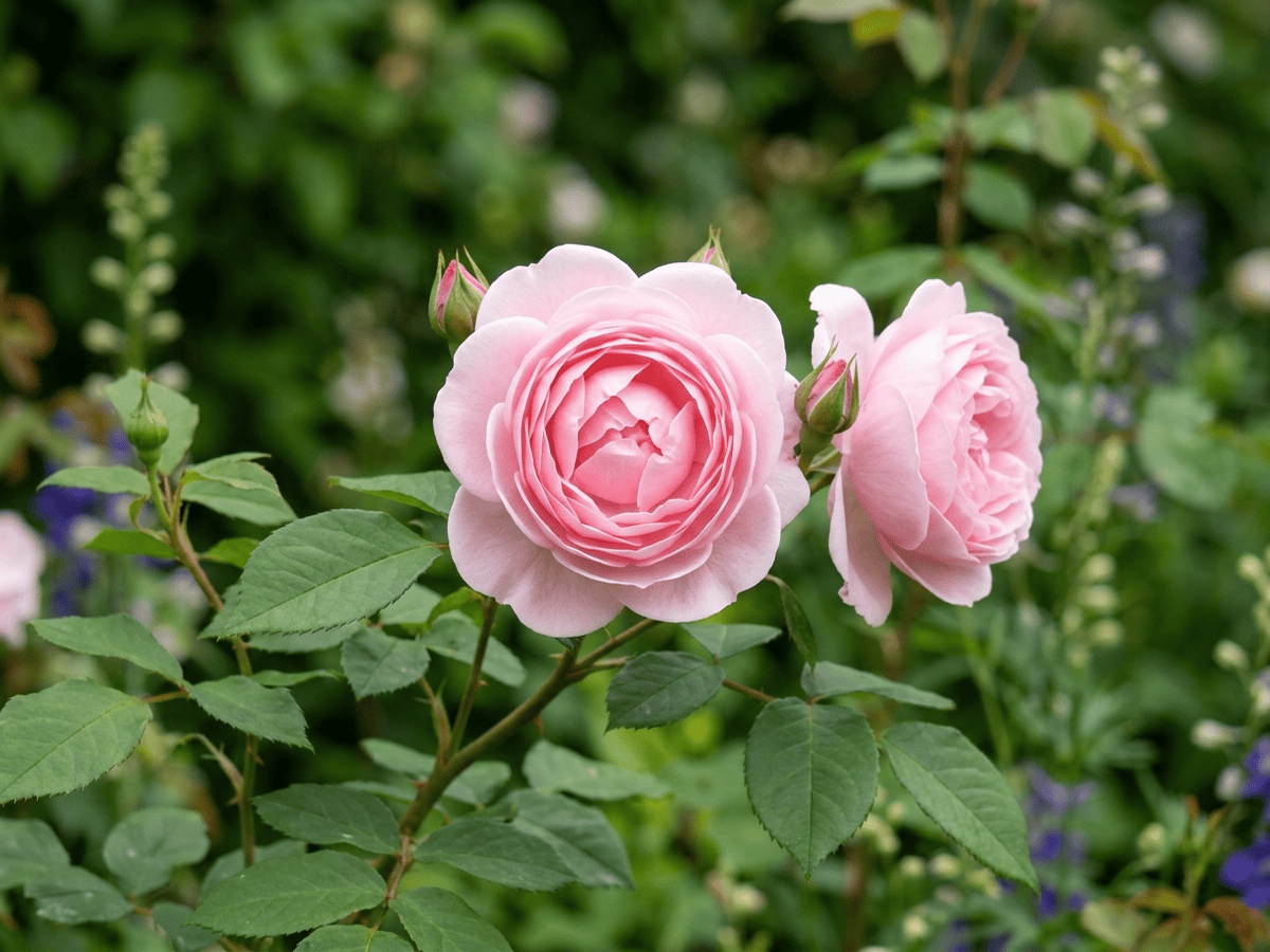 Queen of Sweden — Nahaufnahme von Blättern und Blüten