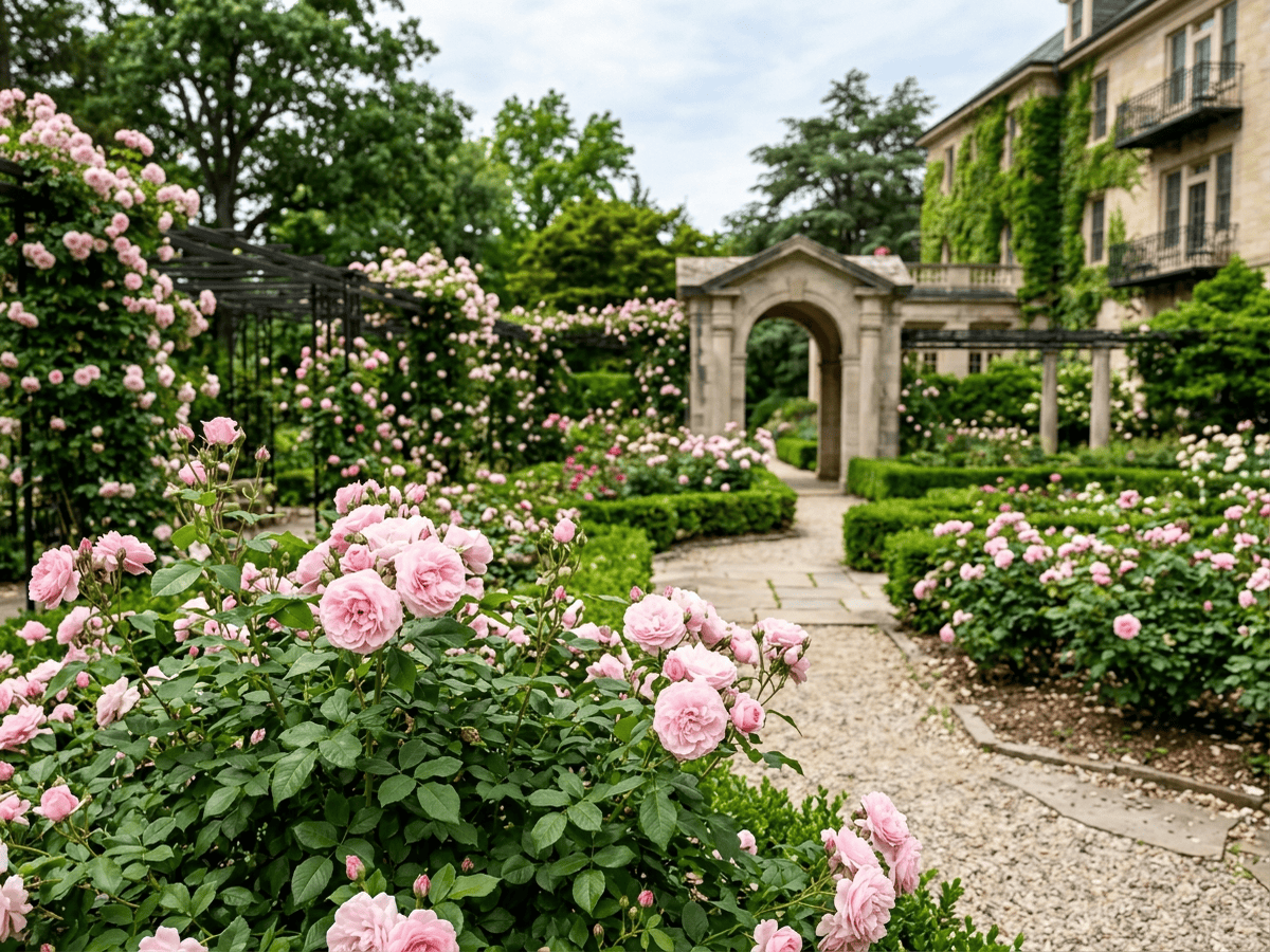 Savoy Hotel in a garden setting