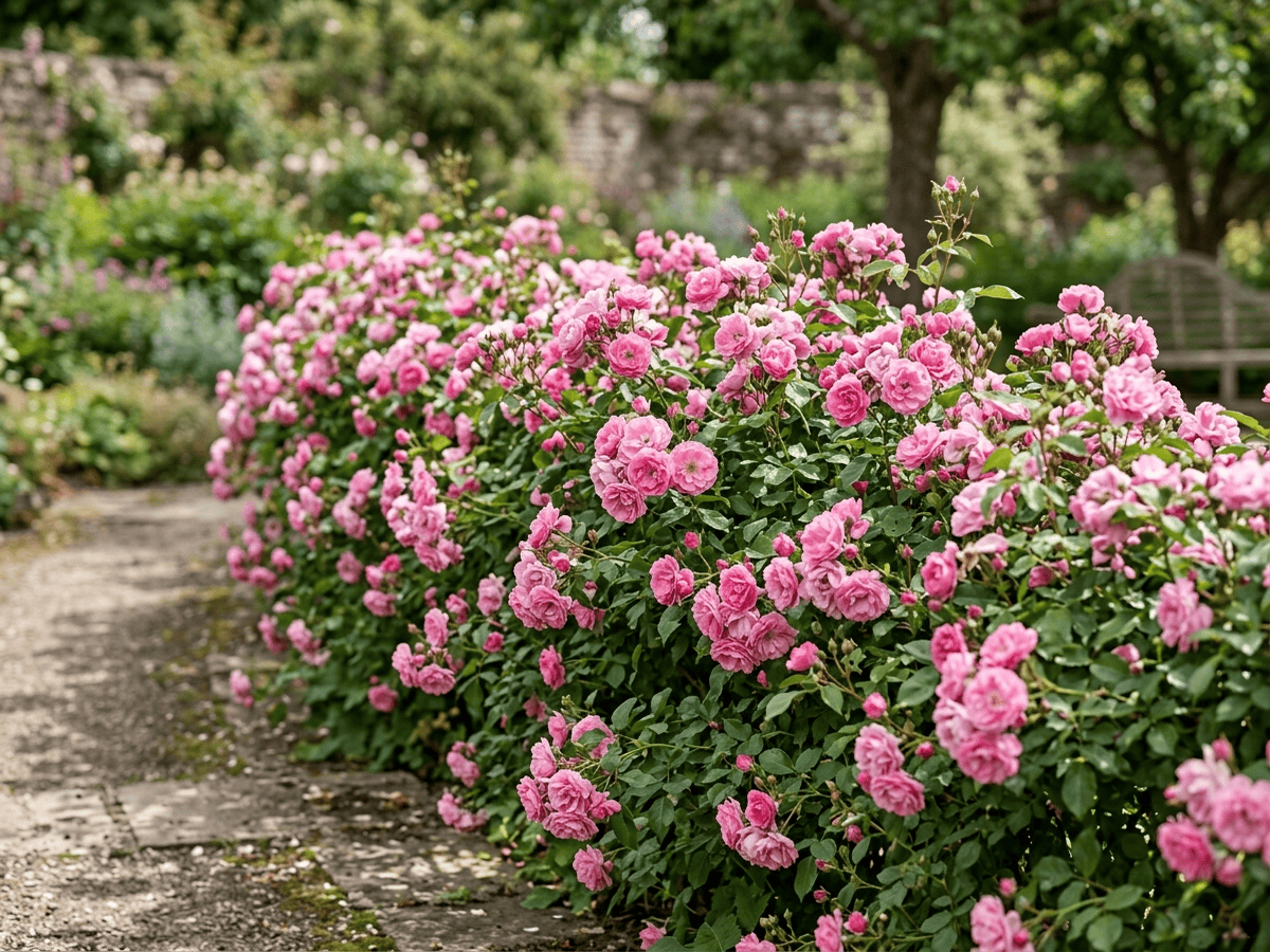 Simplicity (Rosa 'Simplicity'), planta completa