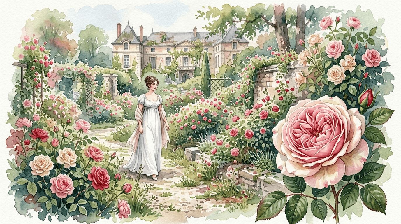 Illustrierte historische Szene zu Souvenir de la Malmaison