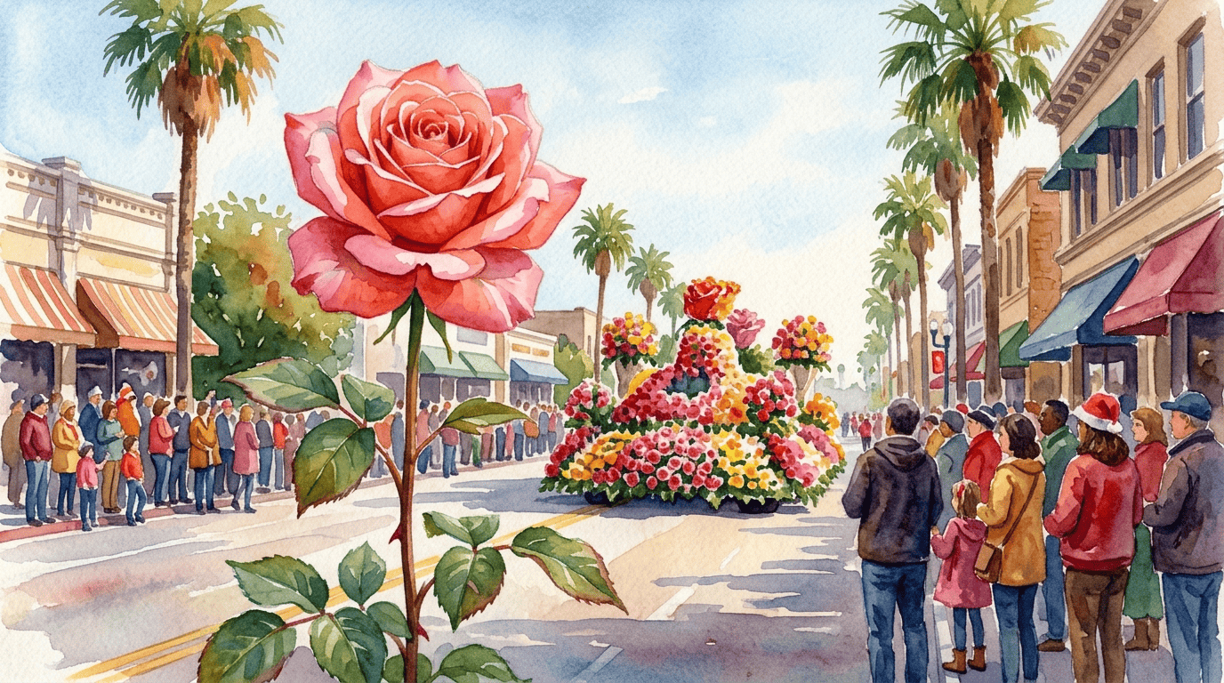 Illustrierte historische Szene zu Tournament of Roses