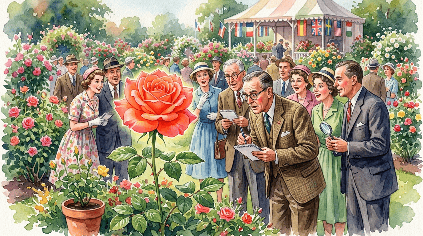 Illustrated historical scene for Tropicana