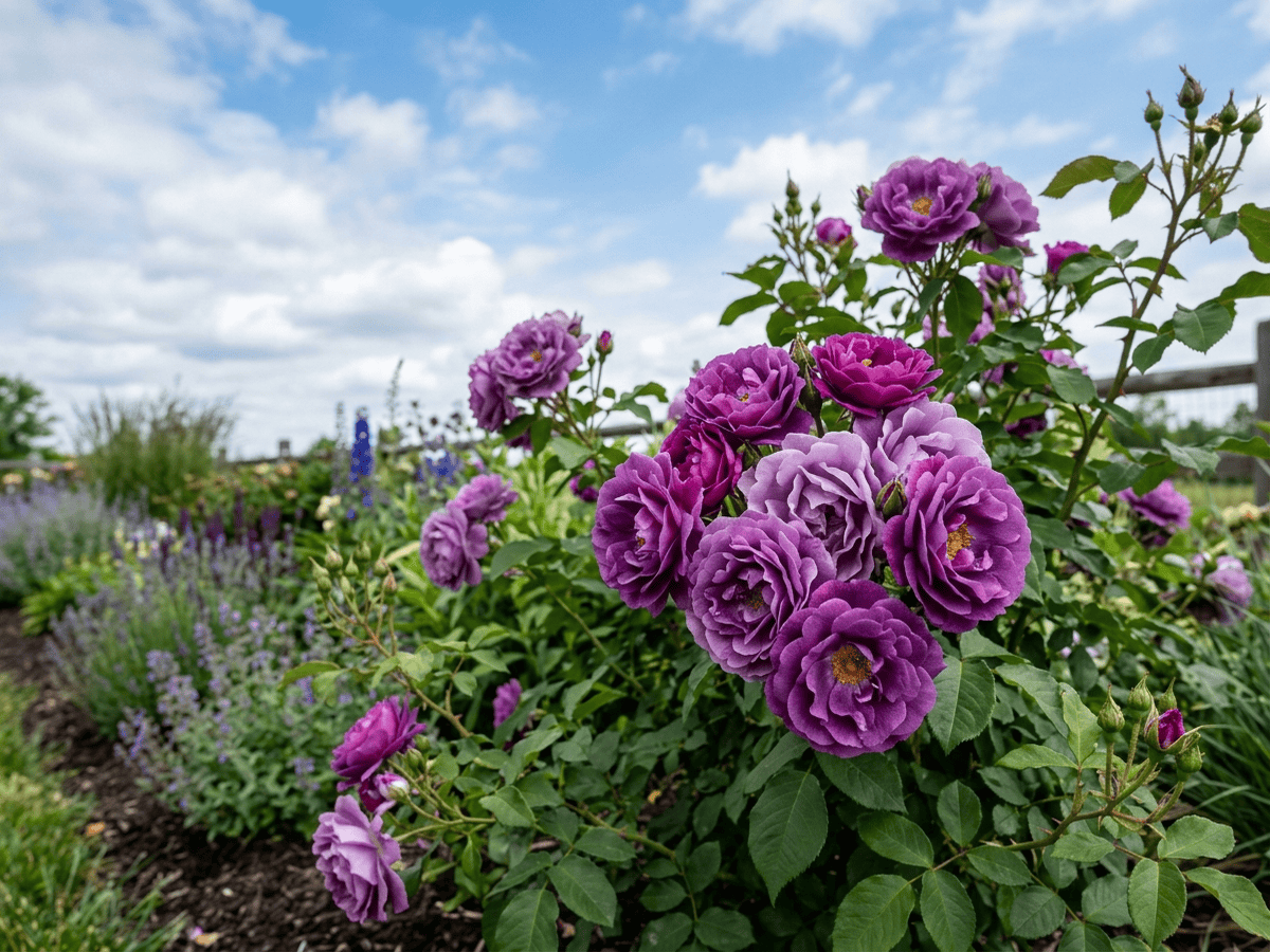 Wild Blue Yonder in giardino