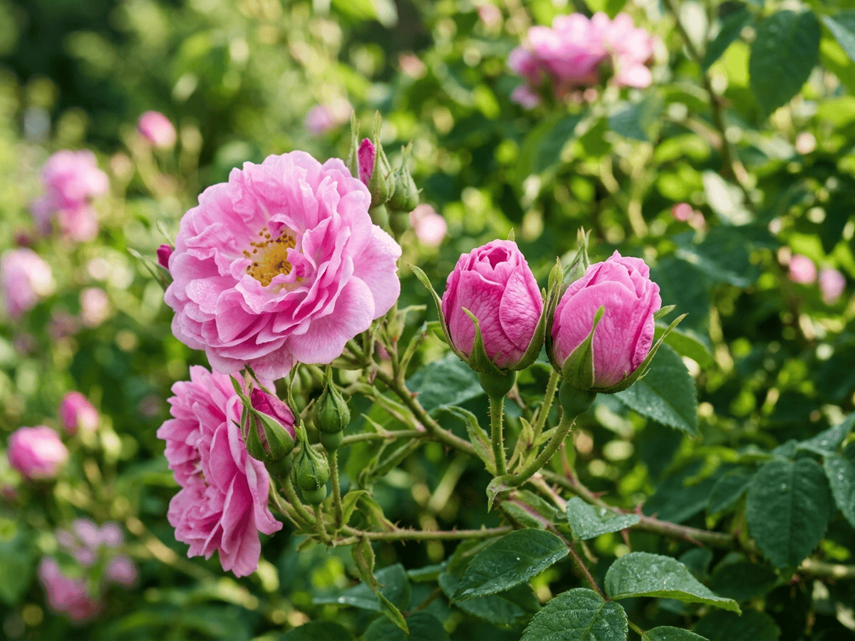 Damask Rose — seasonal appearance