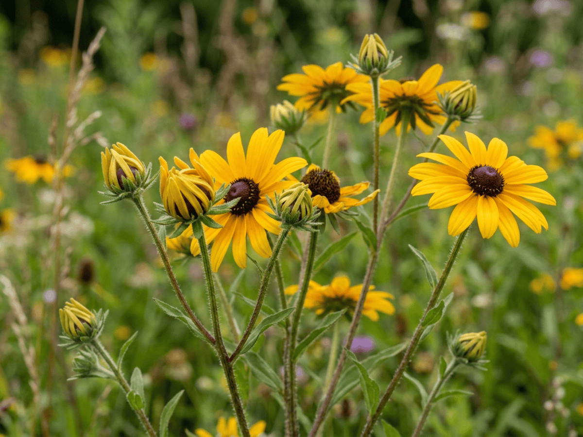 Rudbeckia dolce — aspetto stagionale