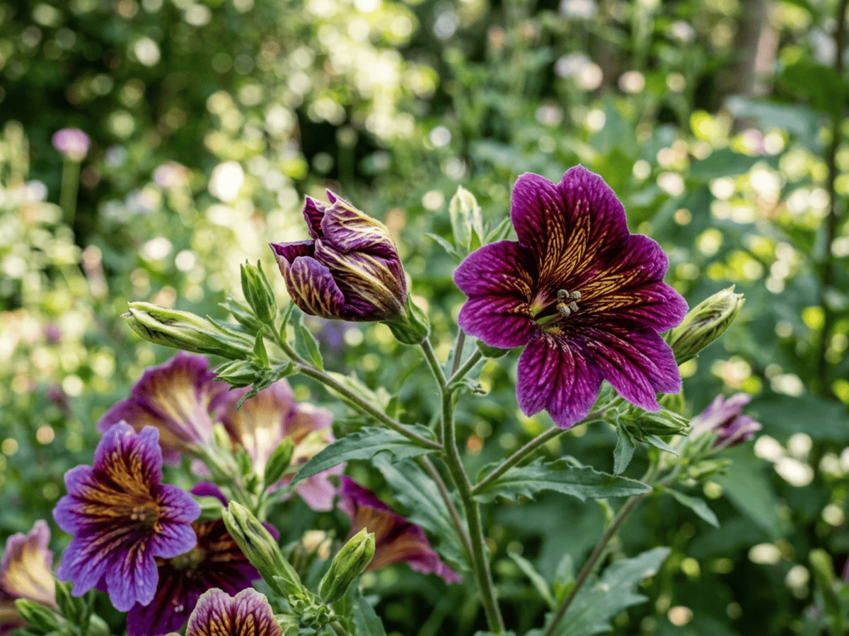 Salpiglossis — aspect saisonnier