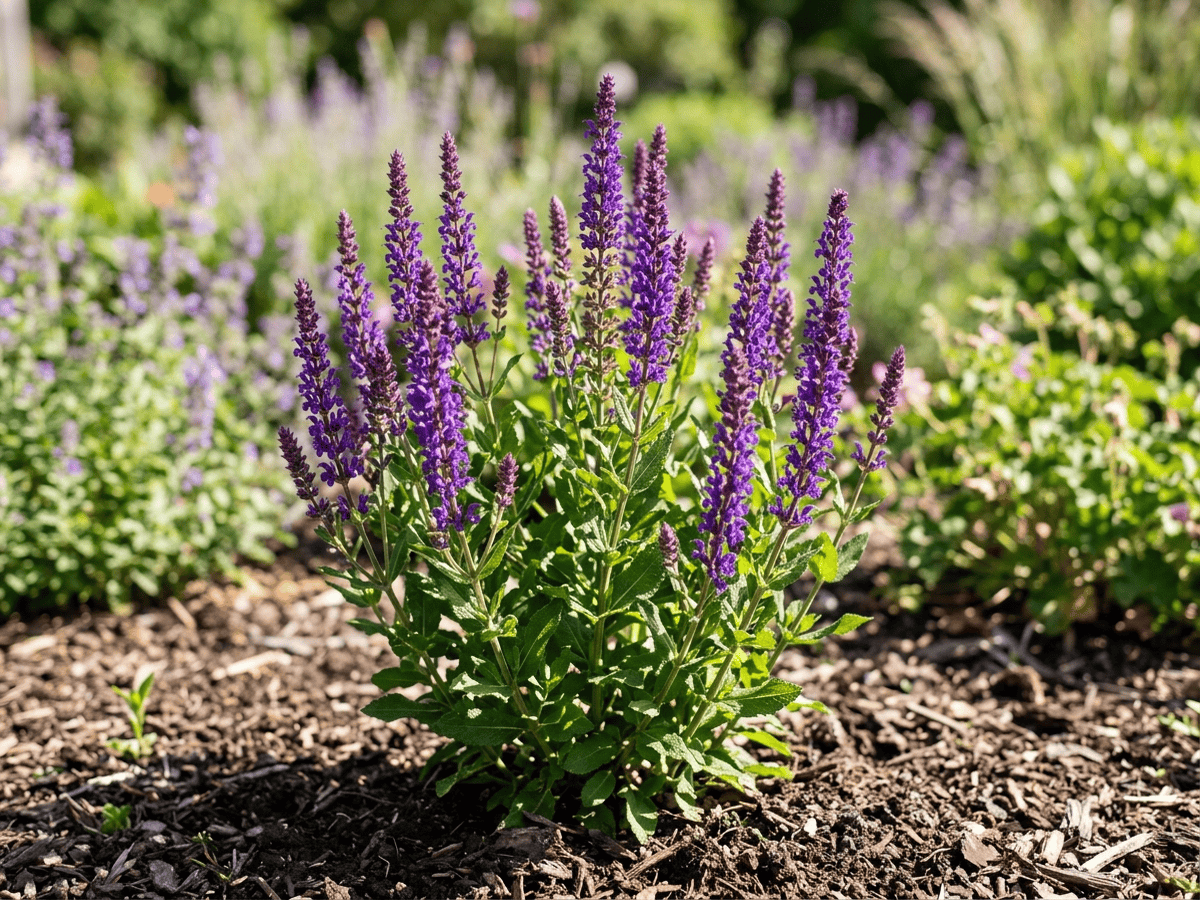 サルビア・ネモローサ(Salvia nemorosa)の全体像