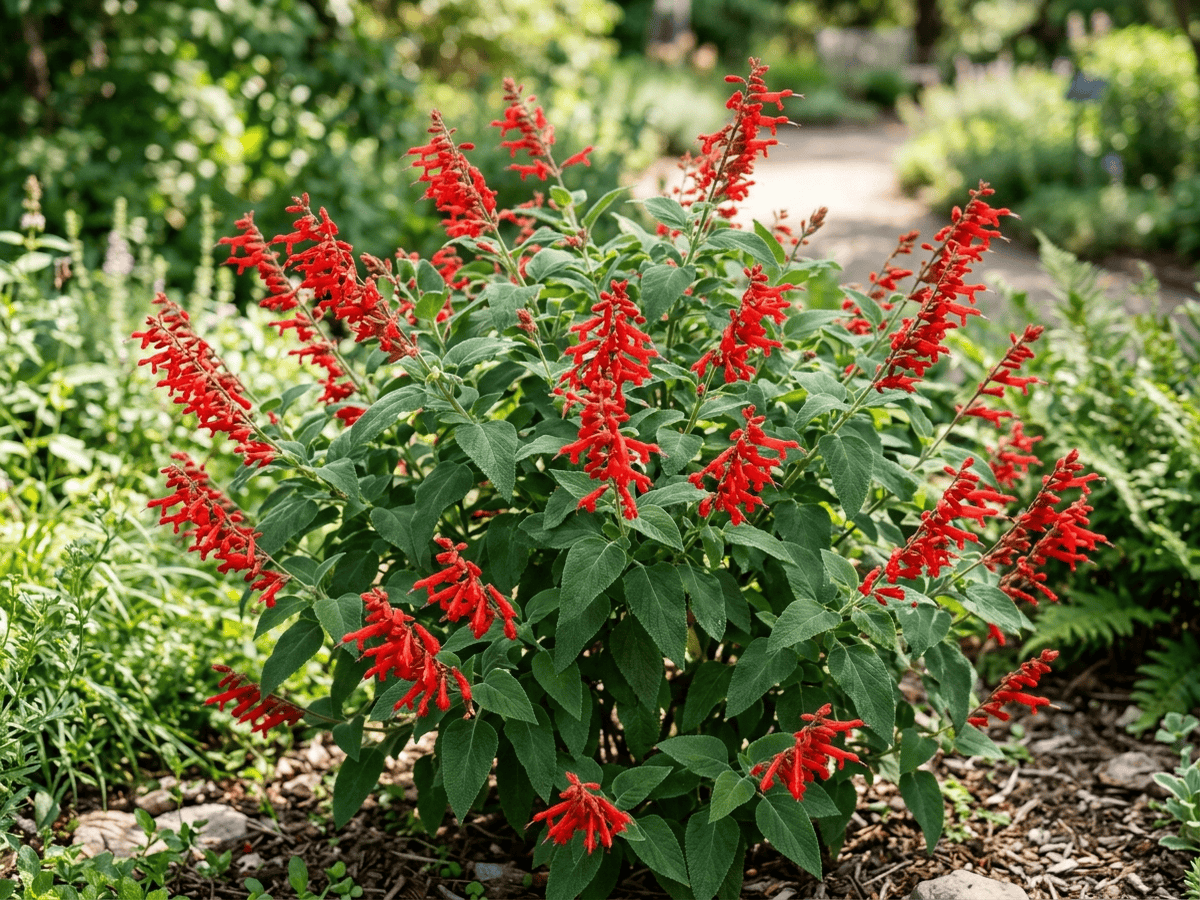 Mountain Sage (Salvia regla), whole plant