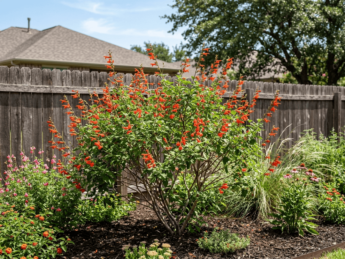 Mountain Sage in a garden setting