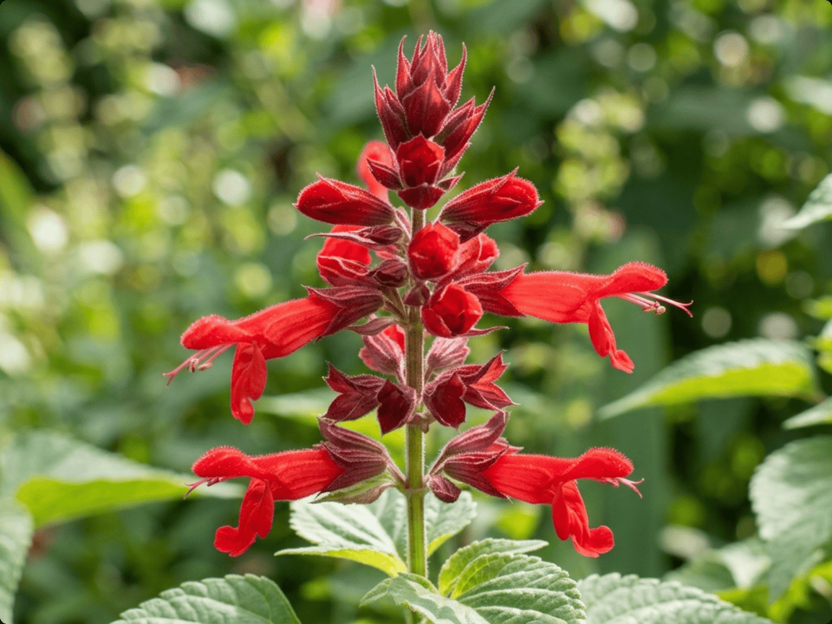 Scarlet Sage — seasonal appearance