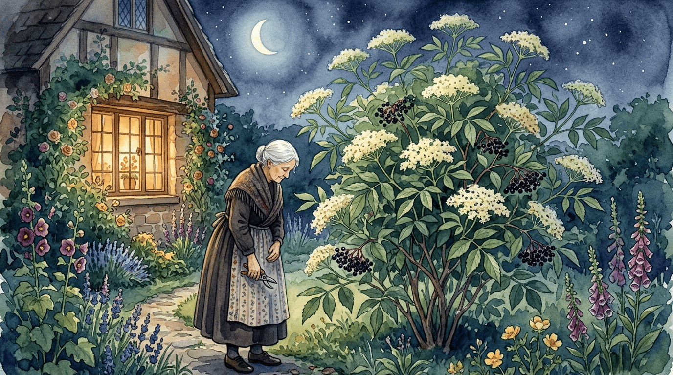 Scène historique illustrée pour Sureau noir