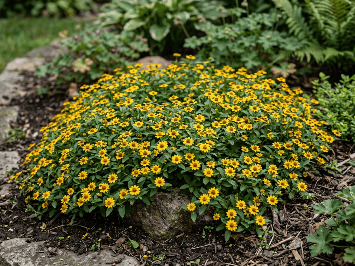 Sanvitalia (Sanvitalia procumbens), pianta intera