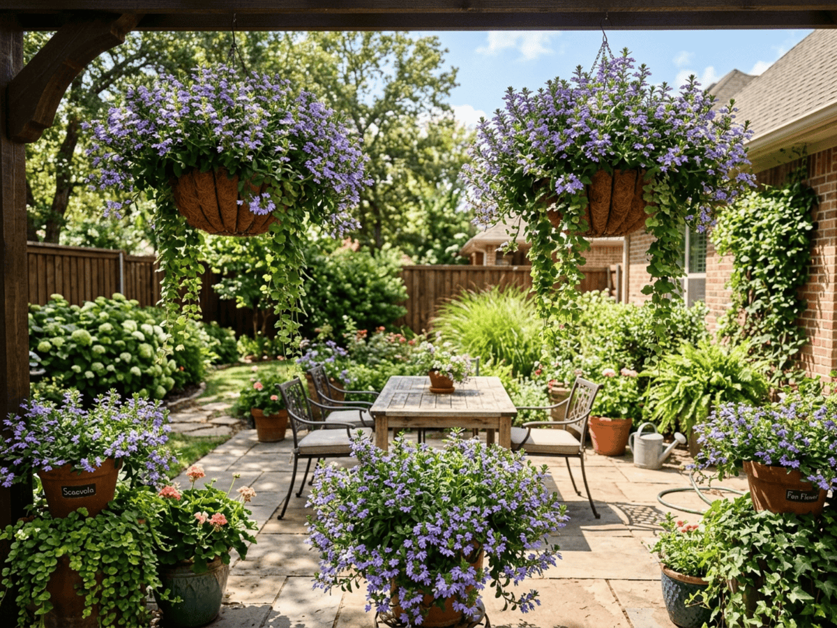 Scaevola dans un jardin