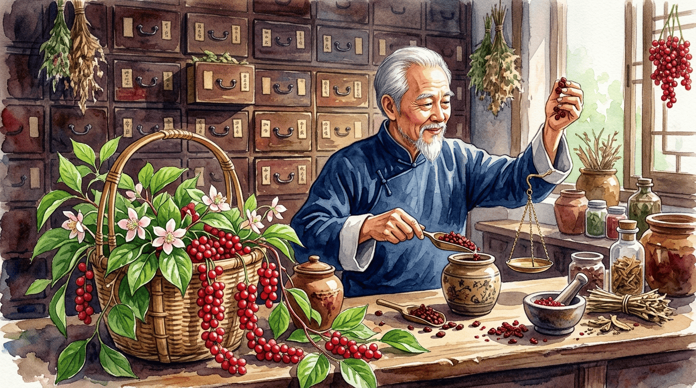 Illustrierte historische Szene zu Chinesisches Spaltkörbchen