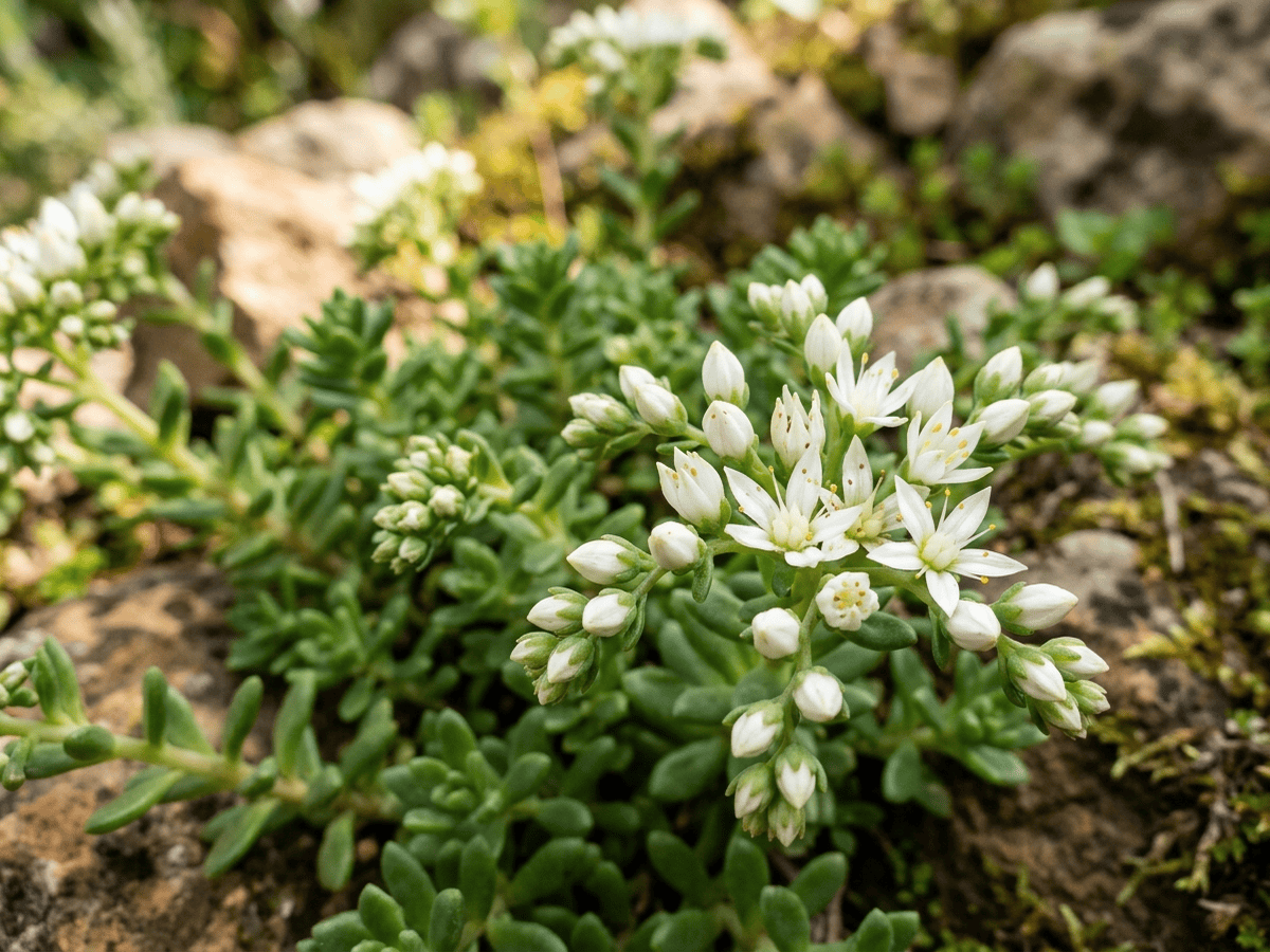 Borracina bianca — aspetto stagionale
