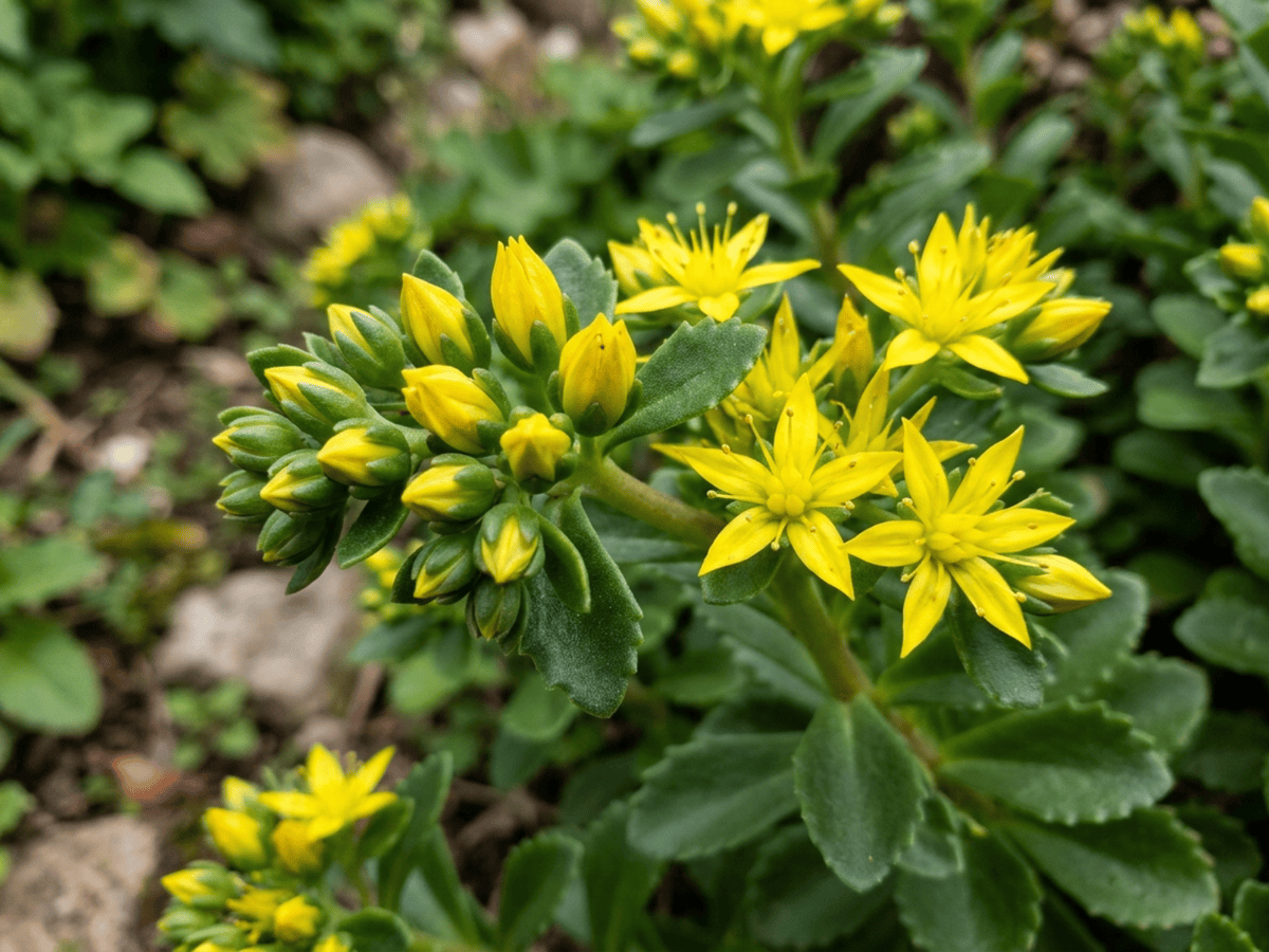 Aizoon Stonecrop — seasonal appearance