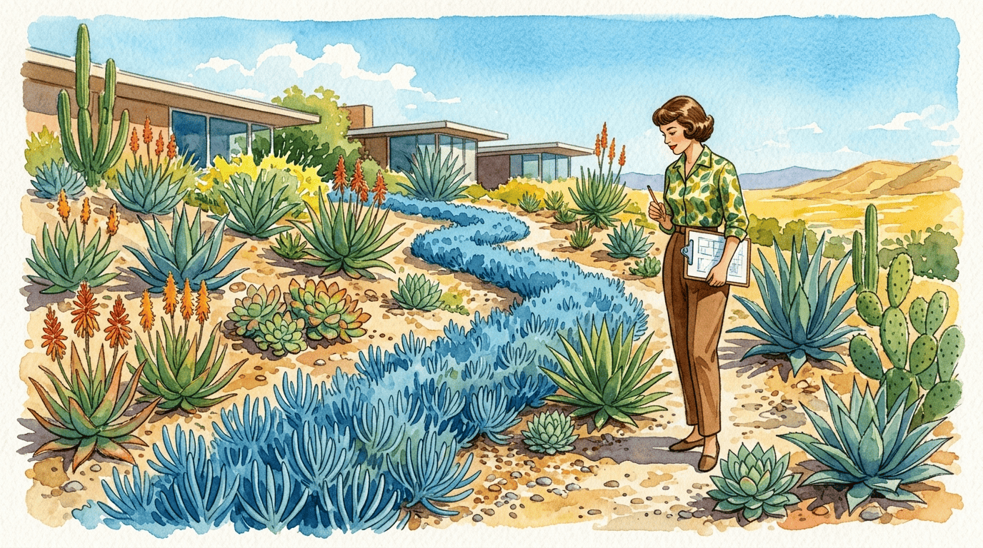 Escena histórica ilustrada de Bálsamo azul