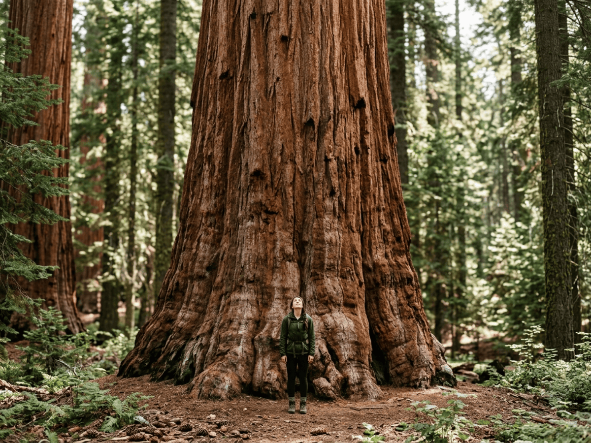 Secuoya Gigante (Sequoiadendron giganteum), planta completa