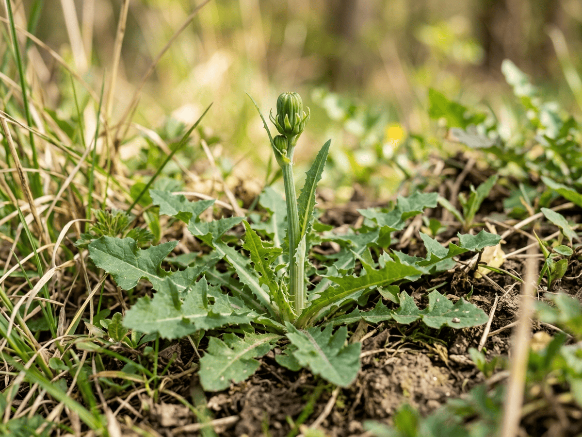 Common Sow-Thistle — seasonal appearance