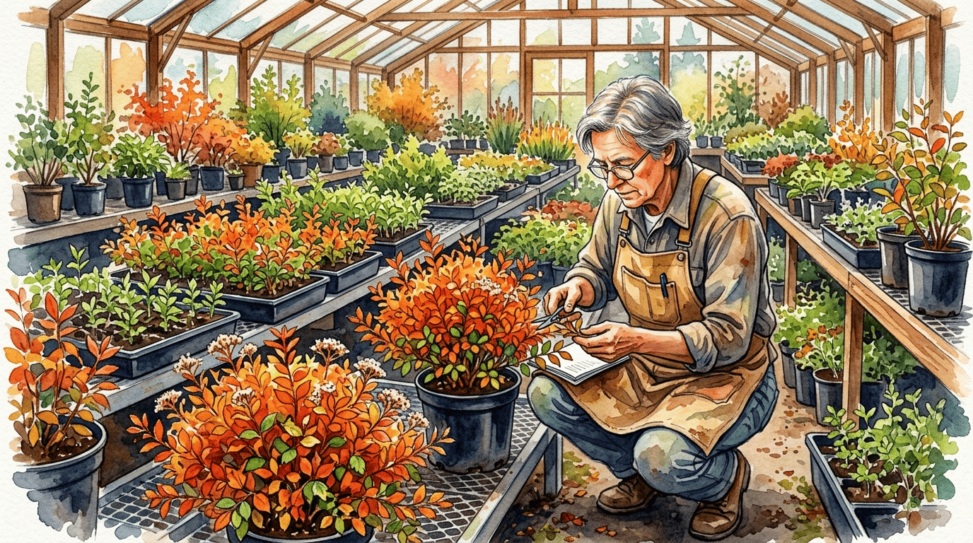 Scène historique illustrée pour Spirée à feuilles de bouleau