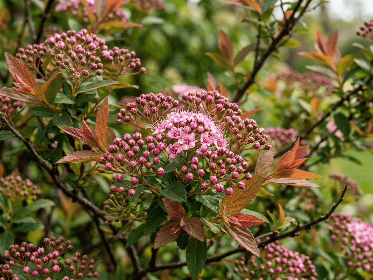 Japanese Spiraea — seasonal appearance