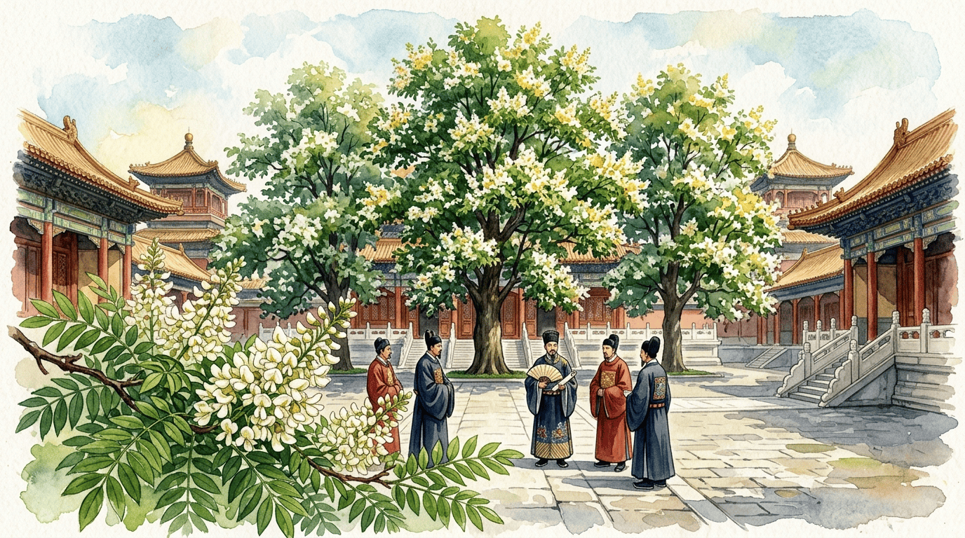 Scena storica illustrata per Sofora del Giappone