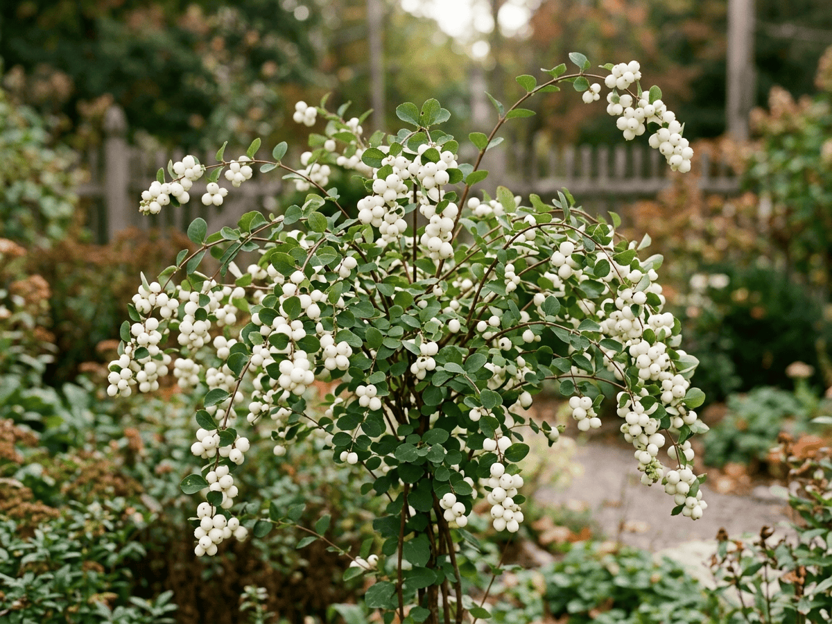 흰설강나무(Symphoricarpos albus) 전체 모습