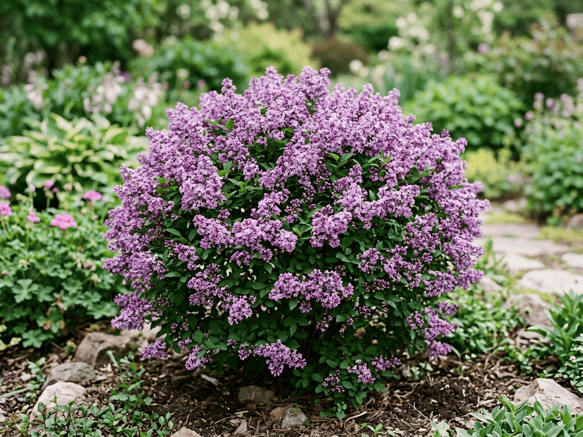 Lila coreana (Syringa meyeri), planta completa
