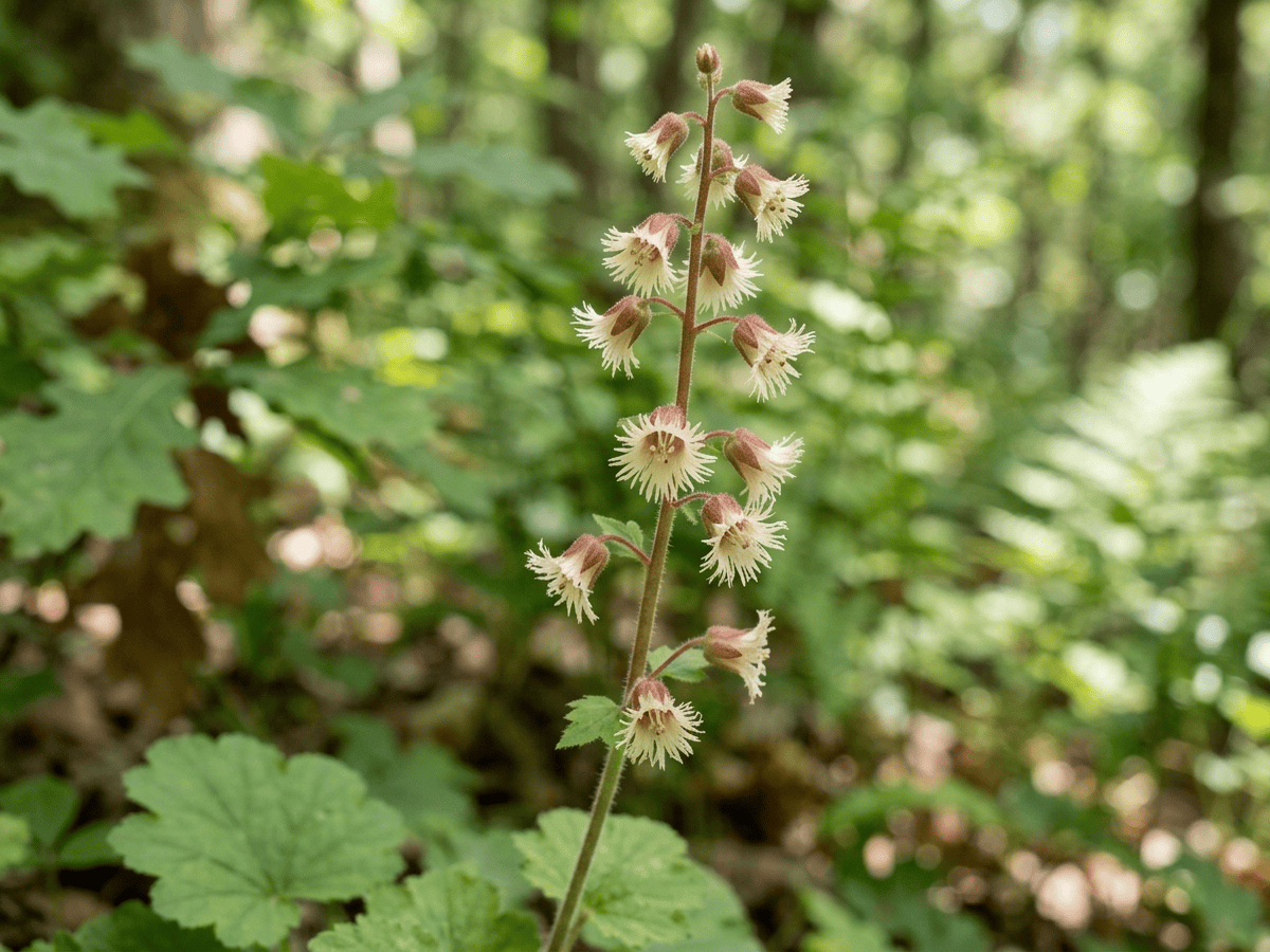 Fringe Cups — close-up of leaves and flowers