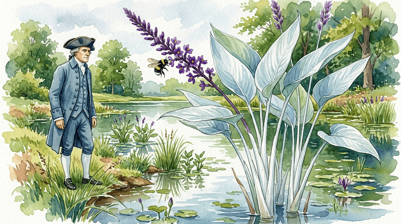 Illustrated historical scene for Powdery Thalia