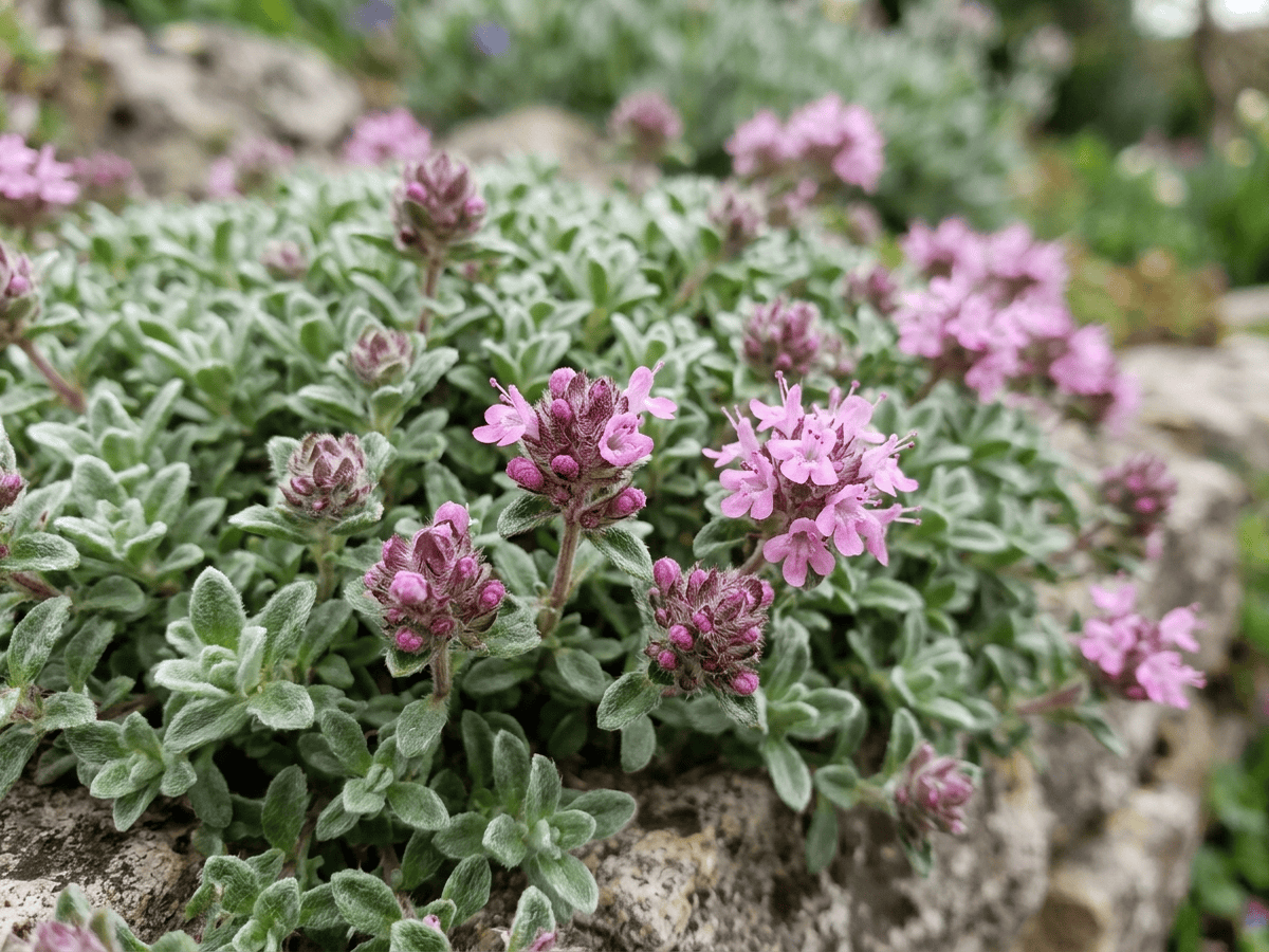 Woll-Thymian — saisonales Erscheinungsbild
