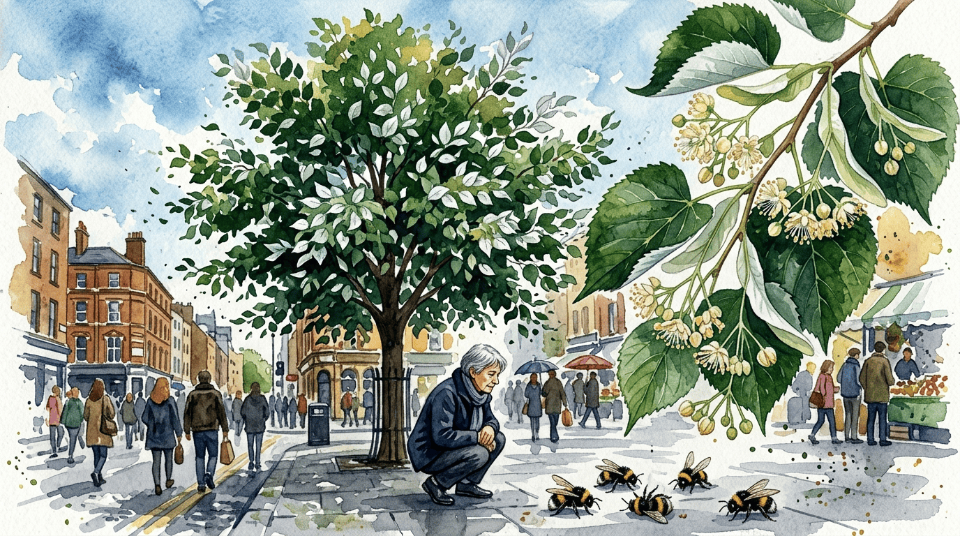 Illustrated historical scene for Silver Lime
