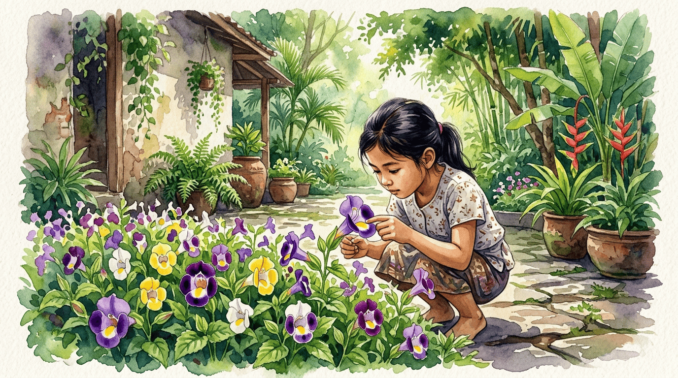 Scena storica illustrata per Torenia