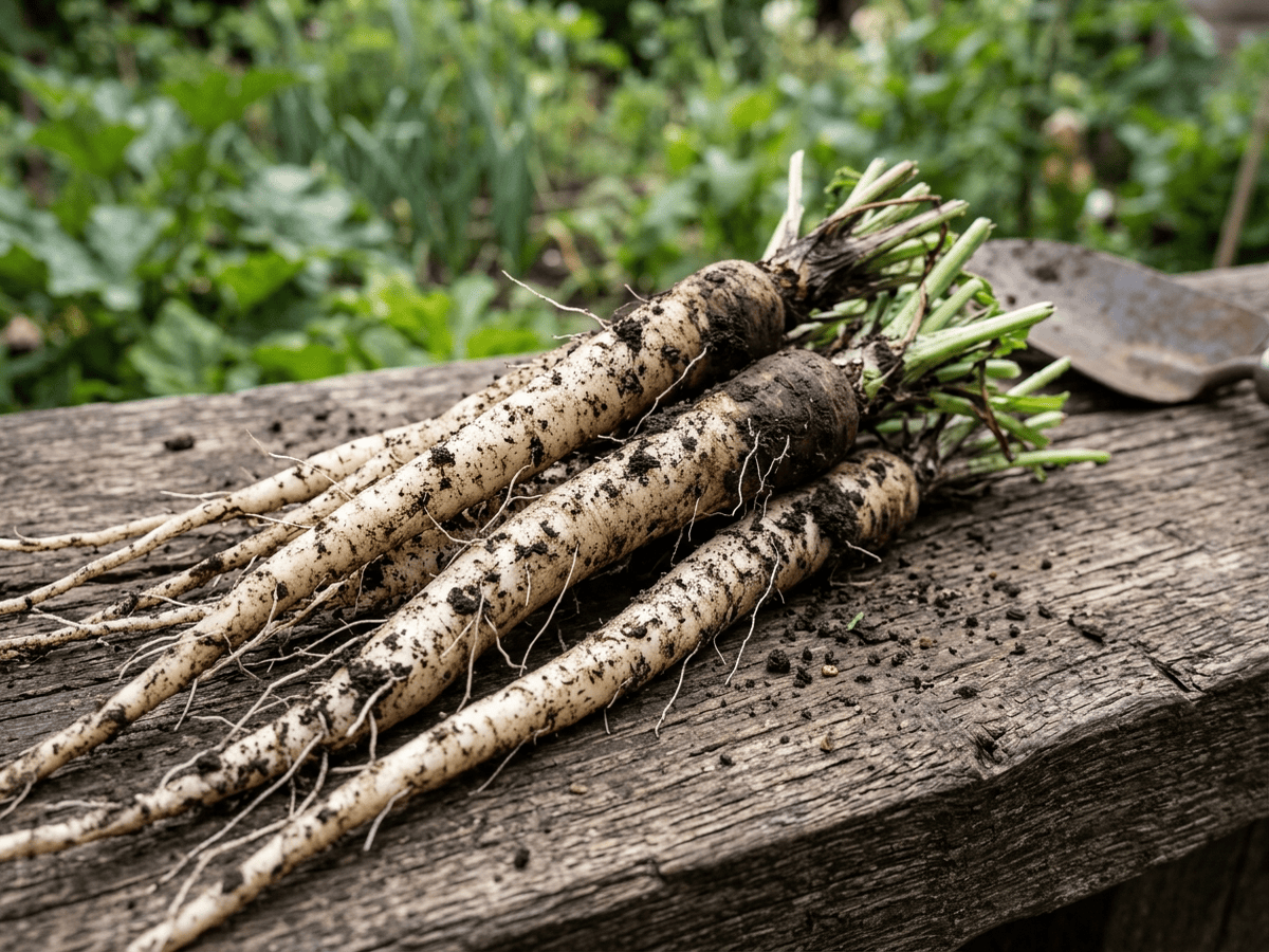 Purple Salsify — seasonal appearance