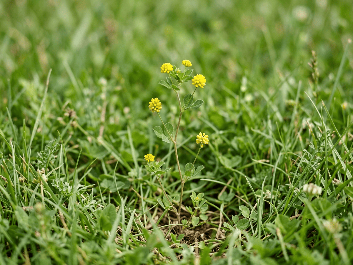 Lesser Hop Trefoil (Trifolium dubium), whole plant