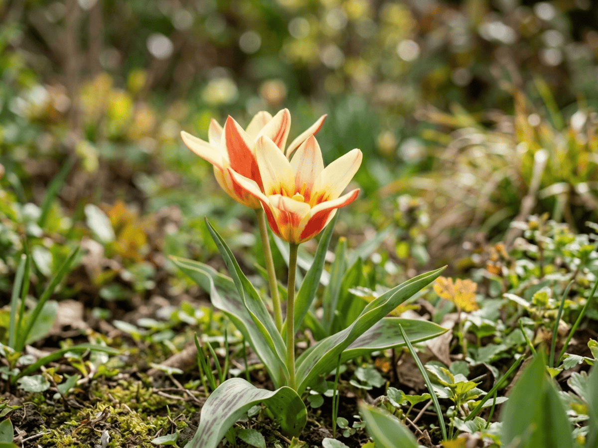 Tulipano ninfea — aspetto stagionale